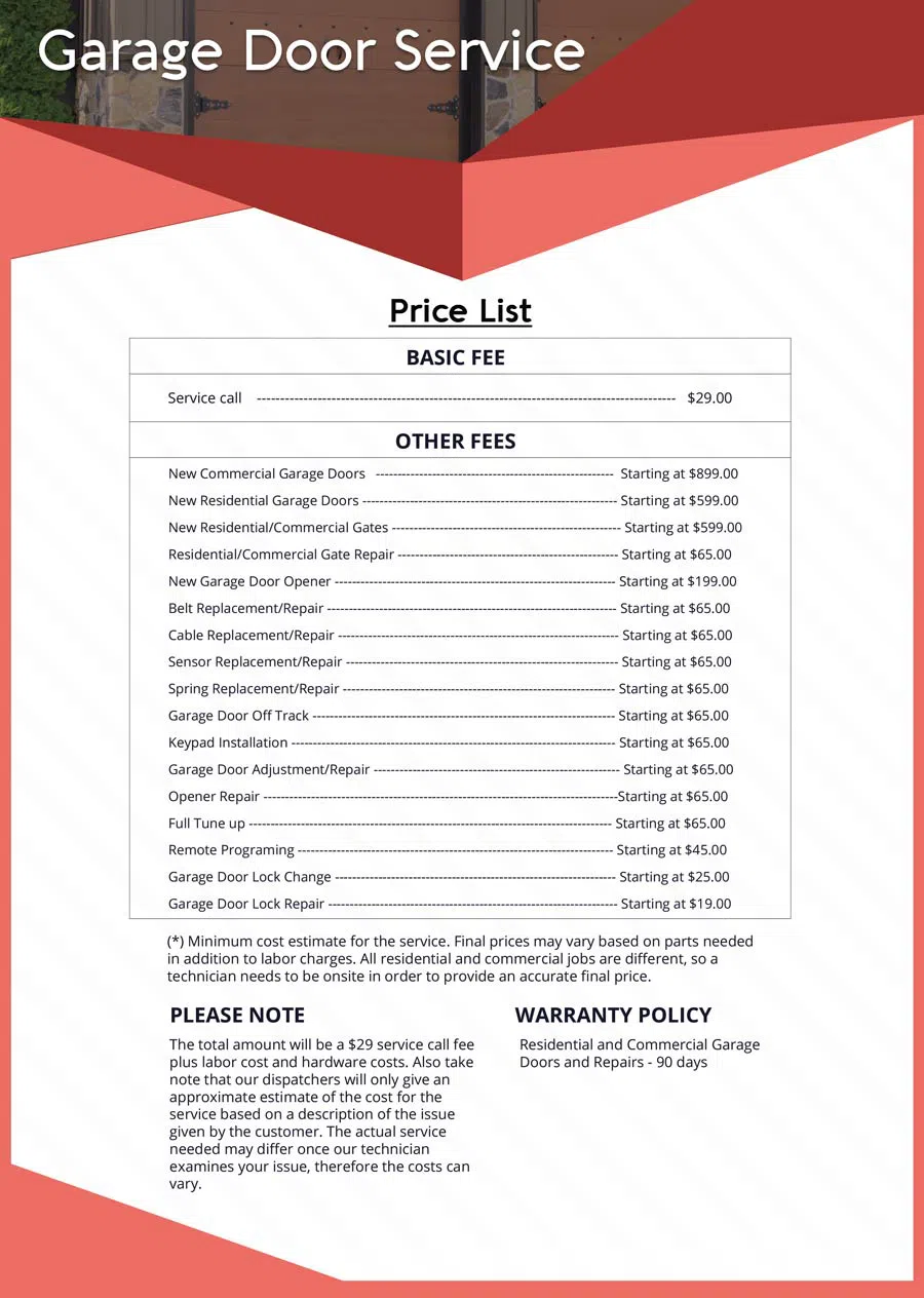 Express Garage Door Repair Service Pickerington, OH 614-689-0372